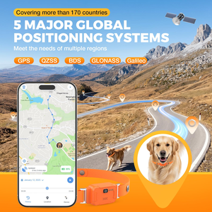 Rastreador GPS Inteligente de Plástico para Mascotas, Resistente al Agua IP67, Valla Electrónica GSM, Rastreo en Tiempo Real, Navegación LBS AGPS, Bluetooth - Product Image 6