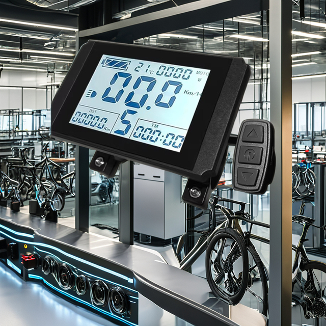 KUNTENG KT LCD10H Electric Bicycle Display Kit 24V/36V/48V Waterproof Plug Large Screen Display for Scooter Conversion