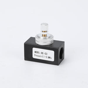 Vanne de contrôle de débit unidirectionnelle RE 1218 Vanne de contrôle pneumatique réglable de précision imprimée à l'écran - Product Image 1