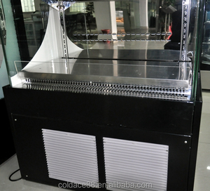 Réfrigérateur vitrine ouvert, 6 à 10 degrés, commercial, utilisé, en acier inoxydable - Product Image 5