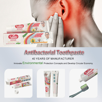 Dentifrice naturel à l'aloe vera, aux herbes, antibactérien, détartreur et blanchissant, pour vente en gros personnalisée.