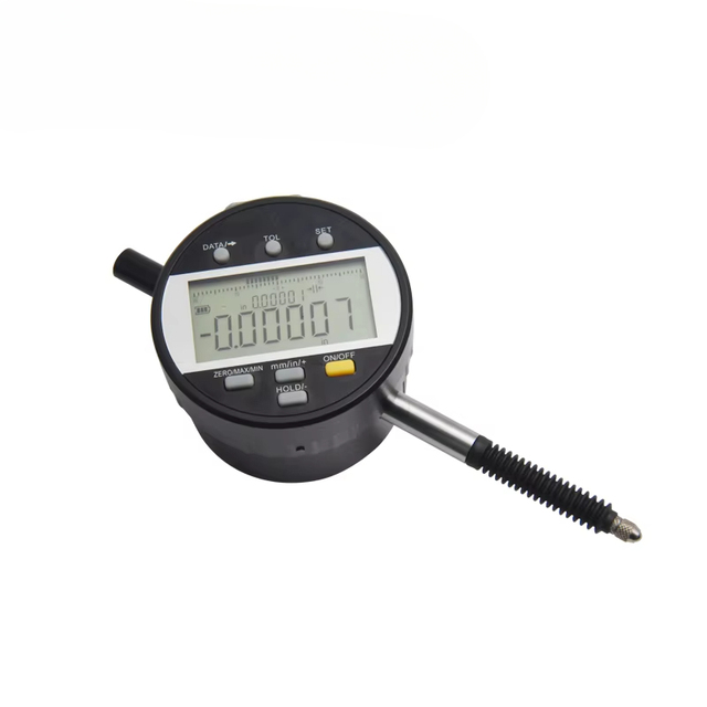 Wireless Digital Dial Indicator 1um Resolution 0-12.7mm Range 7-Button Design IP65 Waterproof 0.001mm Accuracy Steel Measuring T
