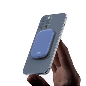 พาวเวอร์<span class=keywords><strong>แบงค์</strong></span>แบบแม่เหล็ก10000mAh เครื่องชาร์จไร้สายความเร็วสูงแบบพกพาได้สำหรับ2025โลโก้ออกแบบได้ตามต้องการ - Product Image 1