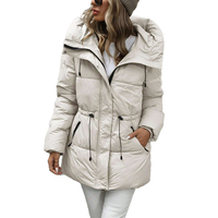 Vestes coupe-vent chaudes pour femmes Manteau grande taille de haute qualité pour femmes Veste courte en duvet pour femmes Parka avec capuche