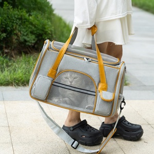 Transportín Plegable <span class=keywords><strong>para</strong></span> Mascotas <span class=keywords><strong>de</strong></span> Cabina <span class=keywords><strong>de</strong></span> Avión, Bolsa <span class=keywords><strong>de</strong></span> Viaje Impermeable <span class=keywords><strong>de</strong></span> Oxford con Correa <span class=keywords><strong>para</strong></span> el Hombro <span class=keywords><strong>para</strong></span> Gatos y <span class=keywords><strong>Perros</strong></span>, <span class=keywords><strong>para</strong></span> Viajes en Auto y Campamentos al Aire Libre, OEM - Product Image 5