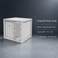 Système de stockage d'énergie commercial solaire 522 kWh 125 kW, batterie LiFePO4, refroidissement liquide, armoire de protection incendie