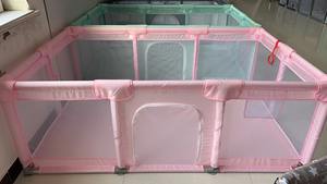Grande forma quadrata regolabile recinzione pieghevole <span class=keywords><strong>Playpen</strong></span> rimovibile gattonare Guardrail per neonati e bambini piccoli - Product Image 2