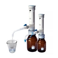 Distributeur de liquide réglable pour flacon de laboratoire avec bouchon à vis 2-10 ml