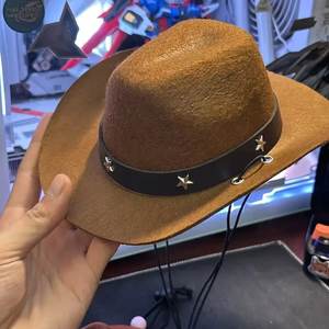 Creatieve <span class=keywords><strong>Mini</strong></span> Honden Westerse Cowboyhoed Schattige Ster Pet Pet Mode Pet Accessoires Voor Huisdieren - Product Image 1