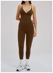 ชุดโยคะสองชิ้นสำหรับผู้หญิงแบบสั่งทำพิเศษ เสื้อชั้นในกีฬา กางเกงโยคะเอวสูง ยืดหยุ่นได้ดี เหมาะสำหรับวิ่ง ออกกำลังกาย ฟิตเนส เสื้อผ้ากีฬา - Product Image 4