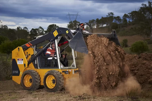 Fabriqué en Chine, chargeur hydraulique 3T 0,4m³, godet à roche puissant, charge moyenne 0,9T, engin de terrassement, <span class=keywords><strong>mini</strong></span>-chargeur compact 375B - Product Image 5