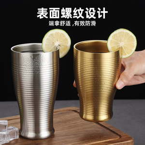 304 Stainless Steel Beer <b>Mug</b> Double Wall <b>Large</b> Capacity For Party And Beverage - Product Image 5