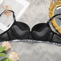Vente en gros de lingerie de haute qualité pour jeunes filles, ensemble de 2 pièces, soutien-gorge et culotte personnalisés de marque