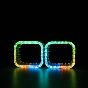 1.5인치 헤드라이트 프로젝터 할로 RGB 링 레트로핏 키트 DRL 스위치백 자동차 LED 매트릭스 렌즈 앱 제어 - Product Image 5