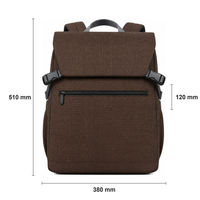 Sac à dos pour ordinateur portable à compartiments, pochette pour documents professionnels, compartiment rembourré pour ordinateur portable, sac à dos de voyage unisexe