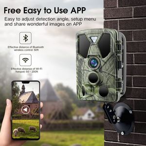 Caméra de chasse extérieure WiFi812Pro 4K 30MP avec vision nocturne infrarouge invisible et application de suivi photo - Product Image 3
