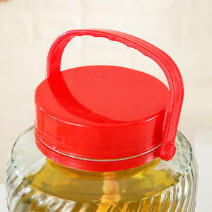 Tarro <span class=keywords><strong>de</strong></span> vidrio hermético <span class=keywords><strong>para</strong></span> almacenamiento <span class=keywords><strong>de</strong></span> alimentos secos, con tapa <span class=keywords><strong>para</strong></span> pitorro recipiente <span class=keywords><strong>de</strong></span> plástico, <span class=keywords><strong>de</strong></span> boca ancha, 1 galón, Kombucha - Product Image 3