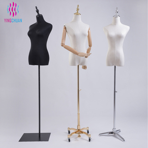 Varios tamaños, tela de tela ajustable, vestido para niños, forma de maniquí, exhibición de ropa, modelo de maniquí a medida con mano de madera - Product Image 4