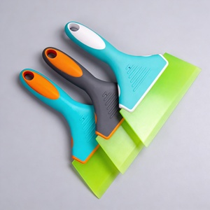 Raschietto Multifunzione per Pellicole Auto con Manico Corto in <span class=keywords><strong>Tendine</strong></span> di Manzo, Strumento per Pulizia Vetri, Rimozione Pellicole Solari e Rivestimenti Auto, con Gomma Morbida e Dura per la Rimozione dell'Acqua - Product Image 2