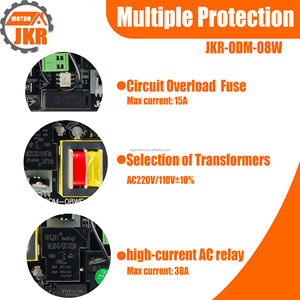 Chuyên nghiệp thiết kế hiện đại trượt Cổng điều khiển thiết lập với điều chỉnh thời gian chạy & quá tải bảo vệ dễ dàng vít cài đặt - Product Image 2