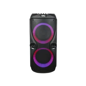 Lettori mp3 full range 50w di alta qualità LED lampeggiante colorato Dj party box altoparlante bluetooth