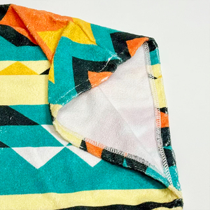 <span class=keywords><strong>Serviette</strong></span> poncho à capuche en microfibre éponge imprimée d'un côté, légère, taille unique, pochette de rangement, logo personnalisé - Product Image 2