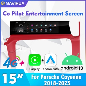 NaviHua Newest Carplay Head Unit GPS Navigation <b>Car</b> Radio Multimedia Passenger Seat <b>for</b> Porsche Cayenne 2018 2023 - Product Image 2