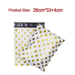 Bolsas De Correo Eco Friendly Custom Gold Logo Extra Large Packing Mail Courier Bag para embalaje de ropa - Product Image 2