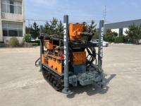Machine de forage de puits d'eau sur chenilles BDM-160T avec une profondeur de 200 mètres, prix usine pour une exploitation efficace des forages
