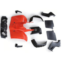 Kit de carénage complet en plastique haute résistance pour VTT, pièces de rechange pour quad 200cc-300cc avec options de couleurs personnalisées