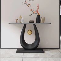 Meuble d'entrée doré pour la maison, table d'angle, armoire de bar, vitrine de luxe