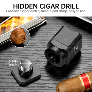 CIGARLOONG Accessorio per Sigari 4 in 1 Multifunzionale in Acciaio Inox, Portasigari, Ago per Sigari, Compatto e Portatile - Product Image 4