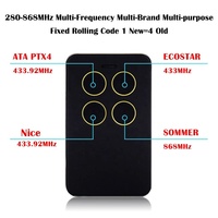 Télécommande universelle pour porte de garage Champions AG-M1819, multifréquence 280-868 MHz, duplicateur, clone, 433,92/433,42 MHz, 4 boutons