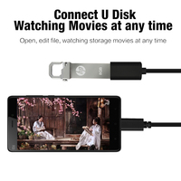 OEM/ODM Fábrica al por mayor macho a USB3.0A Cable adaptador hembra OTG-10Gbps para teléfono, computadora portátil, tableta y interruptor