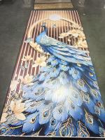 Panneau mural de décoration intérieure, plaque en PVC plastique haute brillance pour la maison, certifié CE SGS
