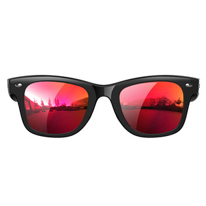 Smart Glasses W610 Black Red Coated Lens 4G Memory Phone Call Microphone 260mAh Battery 5m Wireless Range - Product Image 5