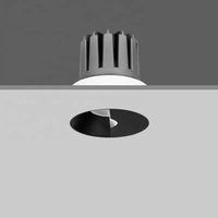 Lifong - Foco LED Empotrable COB Cuadrado Moderno Sin Marco, 10W, Regulable, para Techo, Pared, Interior, Aluminio, 90 CRI, IP20