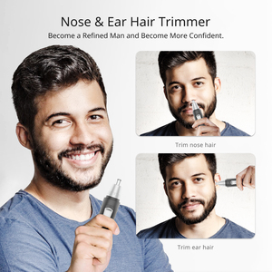 Tondeuse Électrique Professionnelle Rechargeable Multifonctionnelle pour Oreilles, Sourcils et <span class=keywords><strong>Nez</strong></span> pour Hommes - Product Image 2