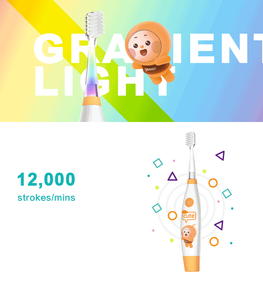 Cepillo de Dientes Eléctrico de Dibujos Animados para Niños, Directo de Fábrica, con Batería <span class=keywords><strong>Fairywill</strong></span>, Blanqueador, Cerdas Suaves, Resistente al Agua IPX7, 12000 Vibraciones - Product Image 4