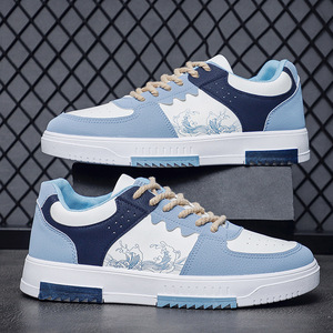 Últimas <span class=keywords><strong>Zapatillas</strong></span> Deportivas <span class=keywords><strong>Planas</strong></span> Blancas para Hombre del Fabricante, Zapatos Transpirables para Caminar, a la Moda, Suaves, Ligeras, Otoño Invierno - Product Image 4