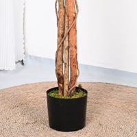 Arbre Banyan Artificiel Détachable, Plante Verte Artificielle, Plante en Pot Artificielle, Grand Arbre Décoratif d'Intérieur Artificiel