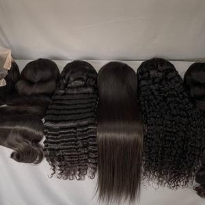 Paquete de 6 Pelucas Frontales de Encaje 13x4 de Alta Densidad (200%), Cabello Humano 100% Virgen sin Químicos, Cabello Humano Natural al por Mayor - Product Image 3