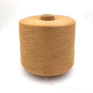 Phẳng đan 28/2 chống pilling Acrylic Core Spun sợi lõi Đen Spun sợi cho tóc vải interlining