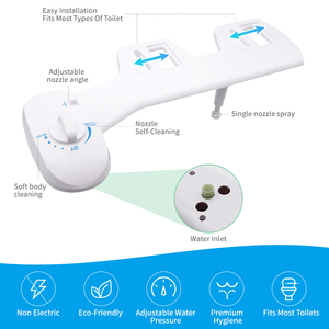 Bathroom Home <strong>Use</strong> <strong>Bidet</strong> Self-Cleaning Retractable Nozzle Fresh Water <strong>Spray</strong> Non-Electric Mechanical Toilet <strong>Bidet</strong> Seat Attachment - Product Image 2