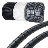 Línea Flexible Espiral Cable Organizador Almacenamiento Tubo Cable Protector Gestión Cable PE Tubo