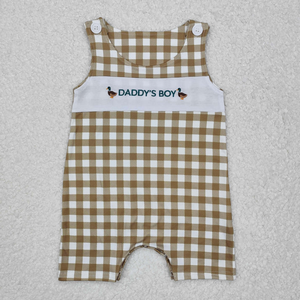 Vêtements pour frères et sœurs, tenues brodées « Fille/Boyfriend de papa », vêtements pour la fête des pères, ensembles de shorts de boutique, vêtements pour petites filles et garçons - Product Image 6