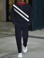 Ensemble de survêtement de sport respirant pour homme, grande taille, imprimé, avec logo personnalisé, vêtements de sport