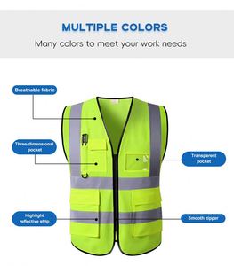 ชุดทำงานปลอดภัยสำหรับคนงานผลิต S-3XL โลโก้ได้ตามต้องการ - Product Image 5