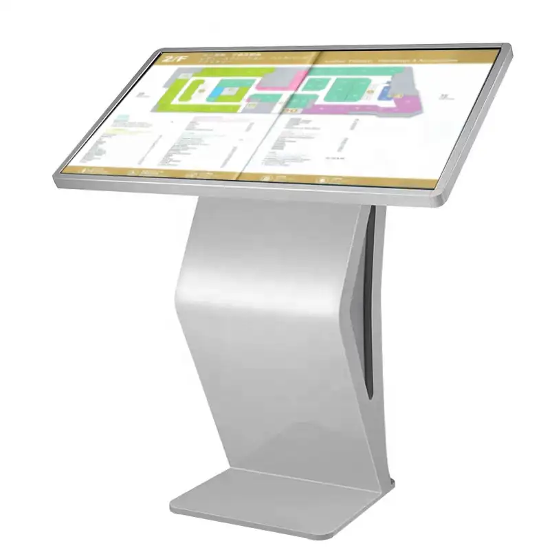 Einkaufs zentrum 27/32/43/49/55/65 Zoll alles in einem Self-Service-Informationen digitaler Touchscreen-Kiosk mit K-Basis für Supermarkt