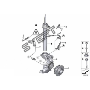 Amortiguadores delanteros 31316786006 en stock de fábrica para <span class=keywords><strong>BMW</strong></span> 316i 318i 320i <span class=keywords><strong>320d</strong></span> 325d E90 <span class=keywords><strong>E91</strong></span> E92 E93 - Product Image 2